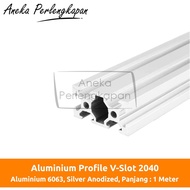Aluminum Profile Extreme/ A6063 V Slot 2040 Linear Rail Silver