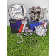COMBO LEO BLOK + SUPERHEAD SRL115 FI LAGENDA INJECTION 65MM 22/25 HEAD 4 VALVE PISTON POKET VALVE BE