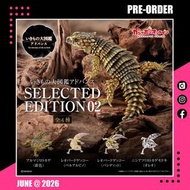 <設有實體舖> 25年11月預訂！Namco Park限定！全新未開封 行版 Bandai Gashapon Online x 生物之大圖鑑 Advance 扭蛋 爬蟲類 蜥蜴 Selected Ed