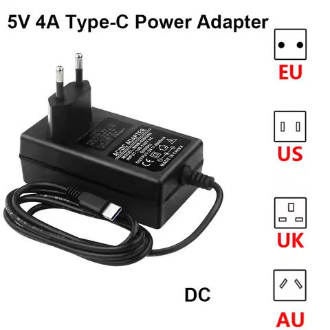 Jetson Nano 5V 4A Power Supply Type C DC Input 100-240V CE Power Adapter US Plug USB Charger for NVI