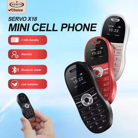 SERVO X18 Dual SIM Mini Mobile Phone Magic Voice Low Radiation Bluetooth Dial Speed Dial Auto Call R