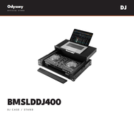 Odyssey | DDJ-400 | Universal DJ Controller EVA Case | Embossed Corners, Multi-Layer Foam Interior (