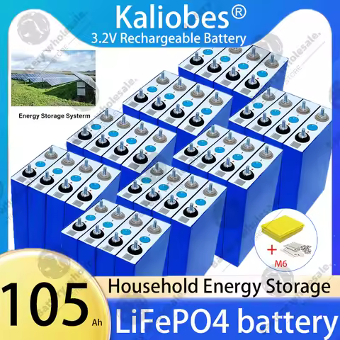 3.2V 100Ah 105Ah lifepo4 battery cells DIY 12V 24V 48V electric vehicle RV solar Motorcycle Car trav