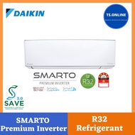 DAIKIN R32 SMARTO Premium Inverter Wall Mounted FTKH Series 1.0HP - 2.0HP