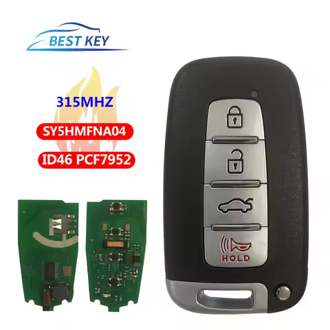 BEST KEY 315Mhz Smart Remote key for Hyundai Sonata Azera Genesis key fob keyless go TOY40 BLADE SY5