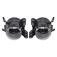 Pair Front Bumper Fog Light Lamp Bulb Housing for BMW E60 5-Series  2004 2005 2006 2007