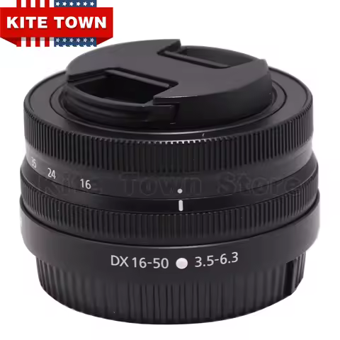 For Nikon Z DX 16-50mm f/3.5-6.3 VR Lens For Z Mount Cameras Z30 Z50 Black