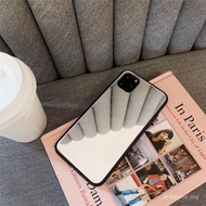Ready stock Samsung Galaxy S20Ultra S20 S10 S9 S8 Plus S7 Edge Note 20 10 Plus 10Pro 9 8 Silver Makeup Mirror phone case camera Protection shockproof TPU Soft casing