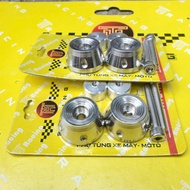 GÙ TAY LÁI INOX 304 TH RACING MẪU GIỌT NƯỚC (MS04)