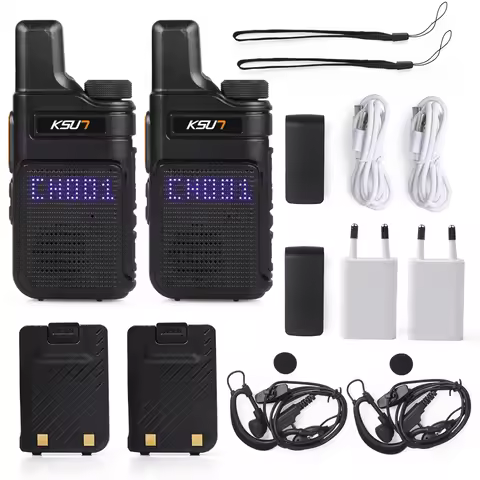 Walkie Talkie Portable Mini Communication Radio Profesional PMR 446 Talkie Walkies Two Way Radio Tra