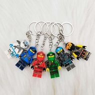 lego keychain LEGO keychain pendant circle DIY NINJAGO® Lloyd Gamandu book backpack Internet celebri