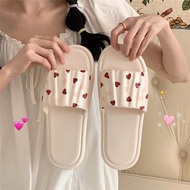 selipar wanita selipar Fashion Student Waterproof Home Love Bathroom Slippers