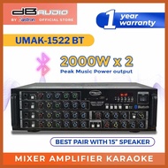 DB#qV,Audio^BL/by/pu^Astron/Gb^UMAK-1522BT/RK^Mixer/TP^Amplifier/sL^|:Ib_2000W x 2 | Beat pair with