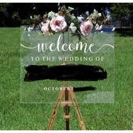 9x7 inch 12x18 inch 39x59cm plaque plate for wedding use only Ayclic plate