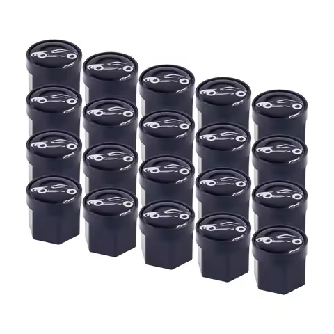 Car Tire Nut Caps 20Pcs Black For Citroen C5X C6 C5 Aircross C5X C4L C-Quatre C-Elysee C3XR Car Whee