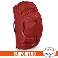 大里RV城市【美國 OSPREY】《送三層打理袋》Farpoint 55L多功能登機箱/行李箱背包.自助旅行背包.裝備袋