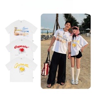 COD White T-Shirt Summer Vibe Boxy Form Beach T-Shirt Unisex Local Brand Genuine - ATH01