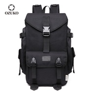 OZUKO Oxford Men's Backpack Camouflage Travel Hiking Backpacks Teenage Schoolbag Large Capacity Laptop Bagpack Male 15.6 inch