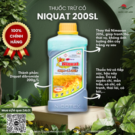 Thuốc trừ cỏ NIQUAT 200SL (chai 900ml) - Diquat dibromide 200g/l Trừ cỏ xuyến chi mần trầu cỏ chỉ cỏ