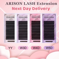 ARISON Lash Individual/YY/3D/4D/5D W Shape Eyelash Extension | False Natural Eyelash
