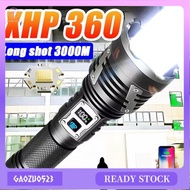 [gaozuo523] 2025 XHP360 USB Rechargeable Lamp LED Flashlight Most Powerful 26650 Ultra Bright ,Lante