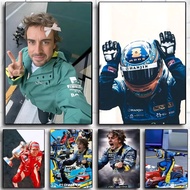 1pc classic competitive sports players f1 Fernando Alonso poster hd posters home room bar cafe decor