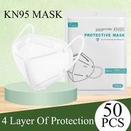 50PCS Kn95 Mask Original Kn95 Mask FDA Approved Medical Face Mask Washable with Design Face Shield Mask Prevention Mask