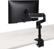 Elecom DPA-SS10BK Monitor Arm, Bracket Type, Easy to Install, Supports 17-35 Inches, Load Capacity: 