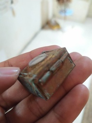 (bisa cod) kitab Stambul kecil wadah kaca pembesar kertas hitam tinta emas