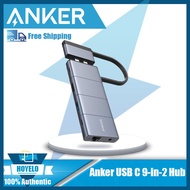 Anker USB C Hub for MacBook, PowerExpand 9-in-2 USB C Hub with 85W Power Delivery, 4K 30Hz HDMI, USB C Multi-Function Port, 2 USB-A 3.0 Ports, 1 Gbps Ethernet, 3.5 mm Audio, SD
