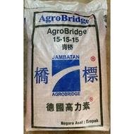 Baja NPK AGROBRIDGE 15:15:15 (Subur/Daun) Repack 500gm/1kg