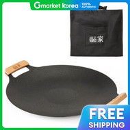 Hansolga Ih Induction Cast Iron Griddle Pan 39cm