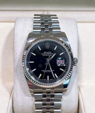 👑[現貨]🔥🔥Rolex Datejust 勞力士日誌系列 116234 黑面條刻 36mm表徑 自動機械 18K白金 單錶 rolex/rolex submariner/rolex daytona/