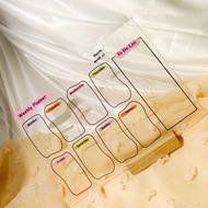 Acrylic planner A4 monthly planner Acrylic planner weekly planner Acrylic aesthetic Acrylic schedule