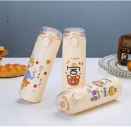 [BPM] Korea Comel Gelas Kaca Minum Kristal Transparent Household Cawan Kaca Cawan Teh Anak-anak Pelajar Versi