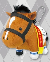 日本賽馬公仔 谷野美酒 12cm 純種賽馬公仔 SK Japan 鏈球 匙扣 BC10  有牌 タニノギムレット