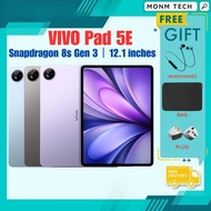 [2025] VIVO Pad 5e 12.1 inches 144Hz LCD Snapdragon 8s Gen 3 10000 mAh 44W wired VIVO Tablet