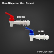 Keran Air Minum Keran Kran Dispenser Guci Kran Air Galon Biru dan Merah Panas Dingin Pencet Tekan Teken Miyako Sanken Dea