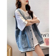 Cowboy Vest Sleeveless Vest Outfit Fashion High Design Sense Niche Vest