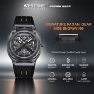 Pagani Gear Jam Tangan Lelaki Men's  Rubber Quartz Watch PG-G2001
