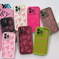 Fashion Bow Pink Scattered Case For VIVO Y11 2019 Y17 Y15 Y3s 2020 Y12i Y12 VIVO 1906 1940 1902 1901
