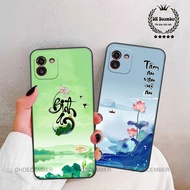 Samsung A03 / A04 / A05/ A06 /A06 5G / A07 case printed with the words wealth, fortune, peace of min