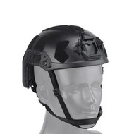 SF 全防護 戰術頭盔 II 黑 ( 軍用生存遊戲鎮暴警察軍人士兵鋼盔頭盔防彈安全帽護具海豹運動自行車滑板