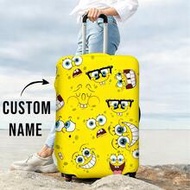 1Pc  Luggage Cover - Personalized Cartoon Anime Suitcase Protector, Stylish Elastic Washable Baggage