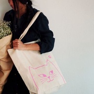 Tote bag WITH CAT IN LOVE.