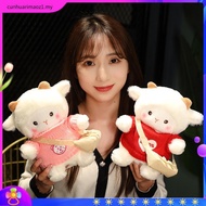 LANFY Little Sheep Plush Toy Cute Children Gift Plushie Dolls Crossbody Bag Animal Dolls Sweater She