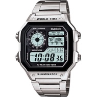 Jam tangan Casio AE-1200WHD-1AVDF & Watch