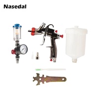 Nasedal R500 LVLP Spray Gun Airbrush Car Makeup Painting gun for Model Cake Painting Nail Art Car 1.