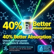 Halal vitamin B complex support healthy metabolism for adult daily nutritional maintenance care