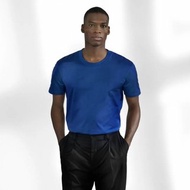 Bread & Boxers Crew-Neck Pima 圓領男用高端厚T - 寶藍